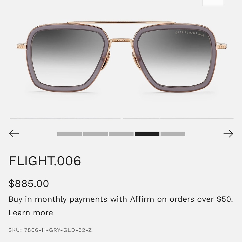 Men’s flight 006 sunglasses